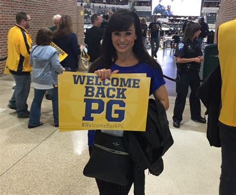 lisa ann paul george|Lisa Ann on Paul George return from leg injury with Pacers